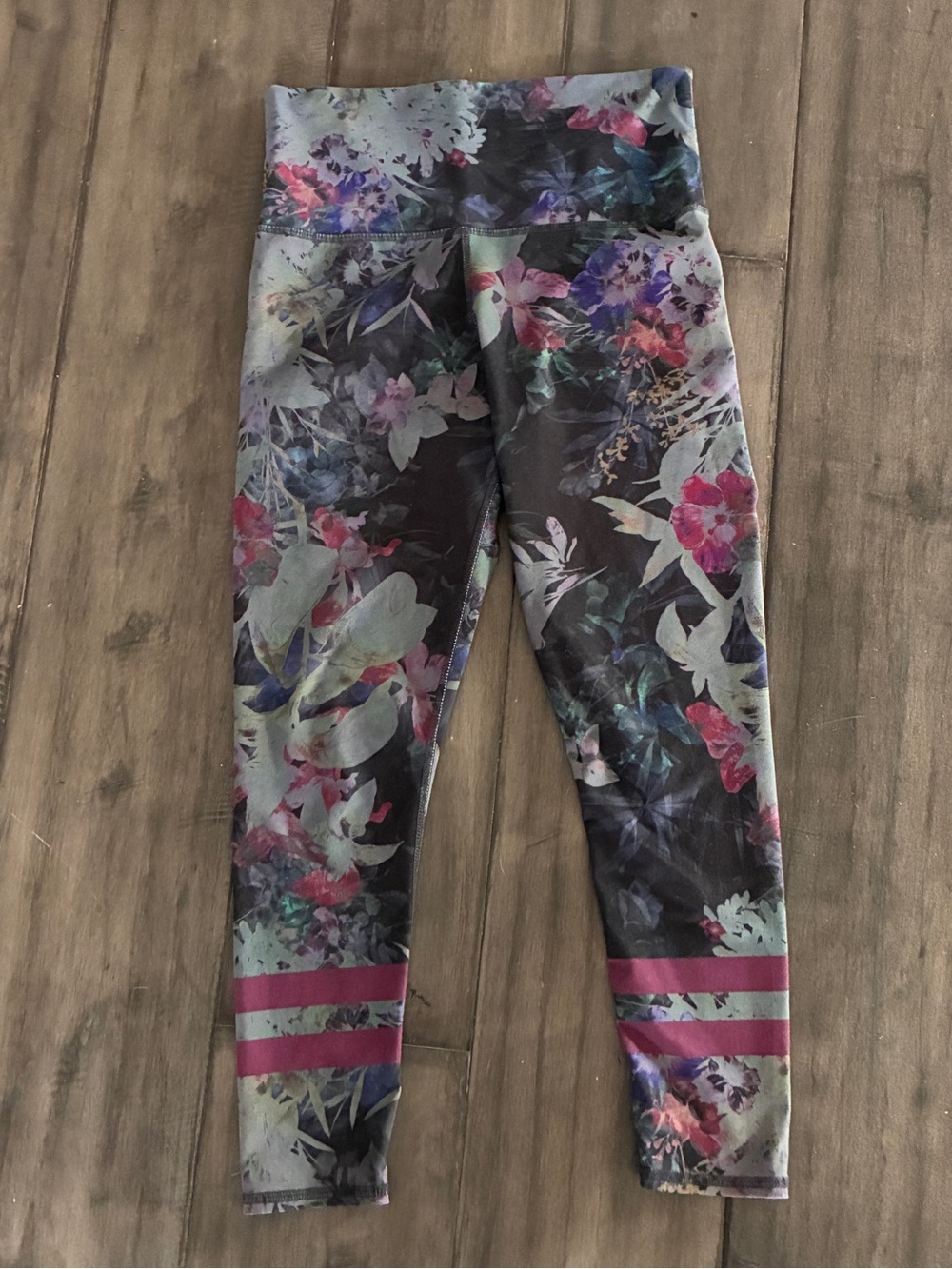 Evolution and Creation Botanical Gardens Floral Leggings - Size Medium